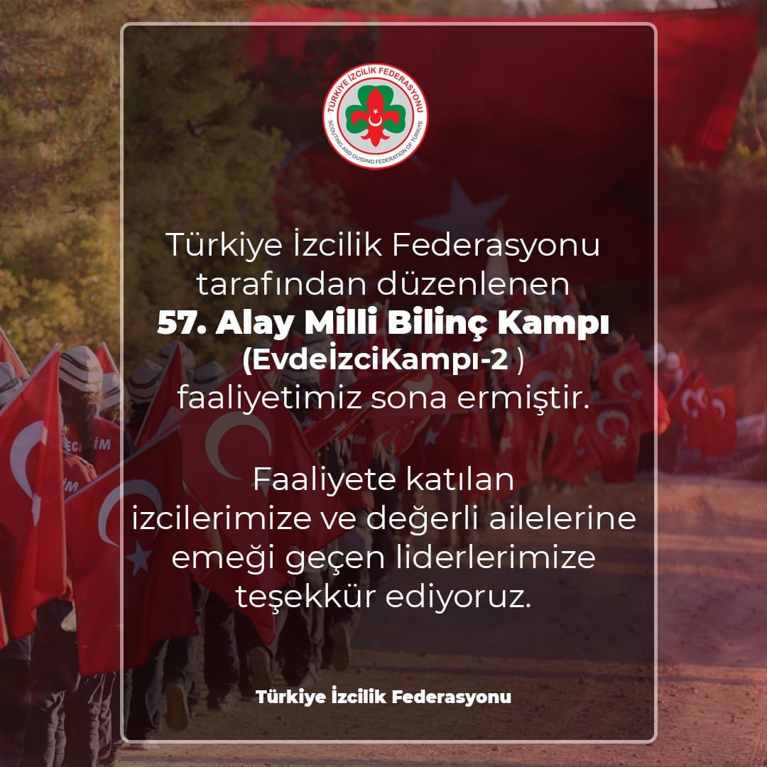 57. ALAY MİLLİ BİLİNÇ KAMPI TAMAMLANDI