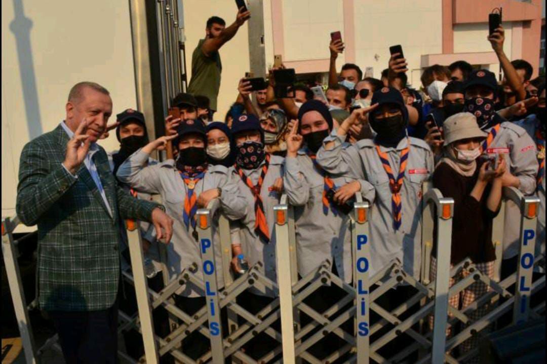 SAYIN CUMHURBAŞKANIMIZ İZCİLERLE