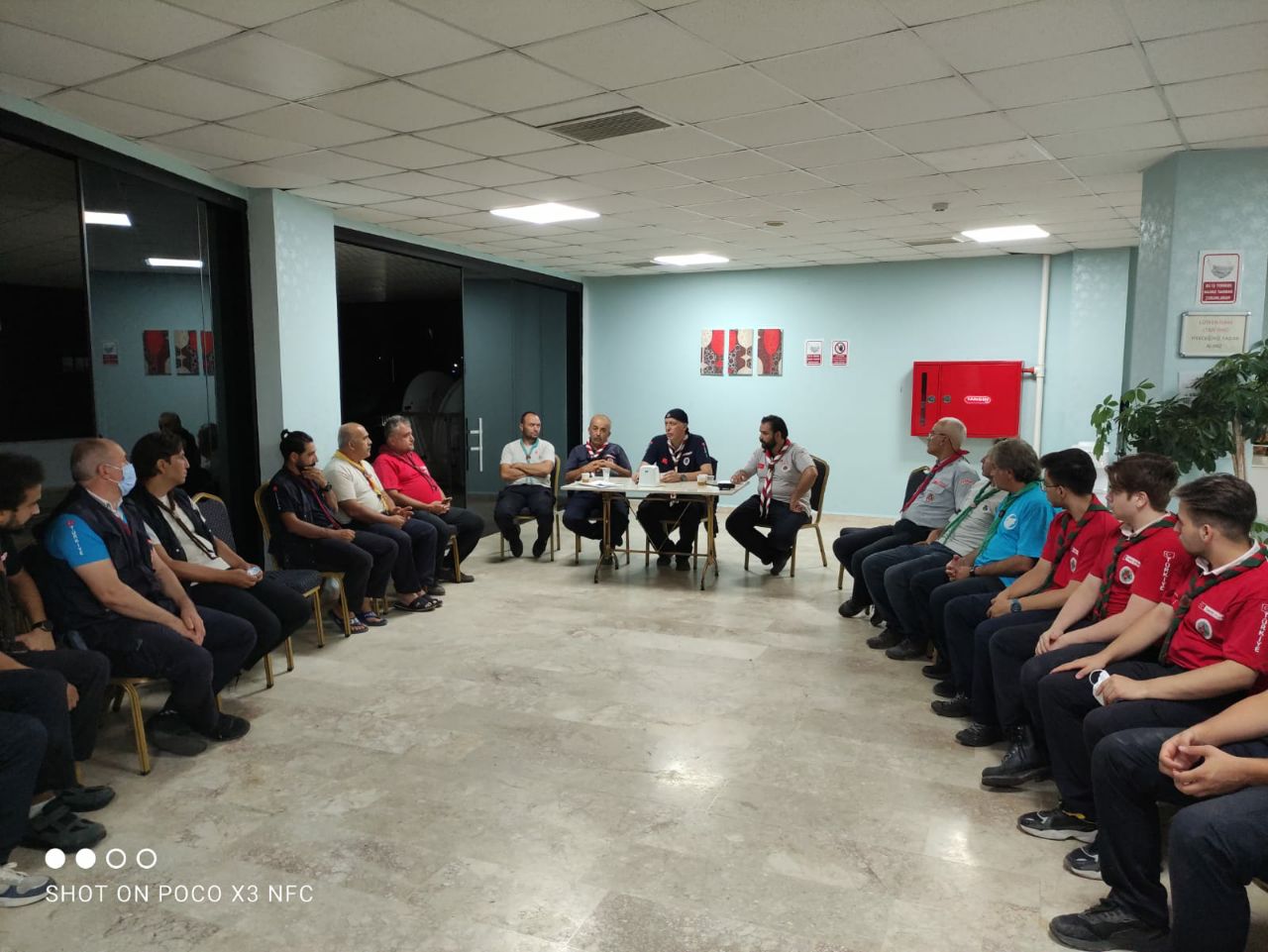 ATEŞ İLE İMTİHAN ÖNCESİ TOPLANTI.