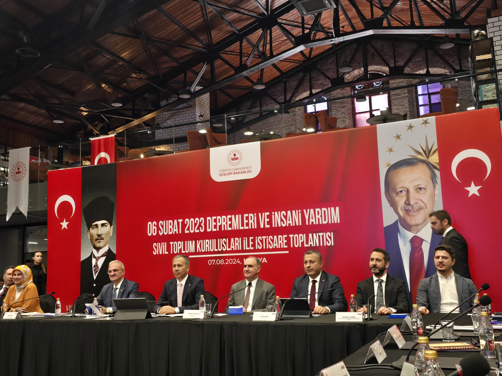 06 ŞUBAT 2023 DEPREMLERİ ve İNSANİ YARDIM, SİVİL TOPLUM KURULUŞLARI İLE İSTİŞARE TOPLANTISI